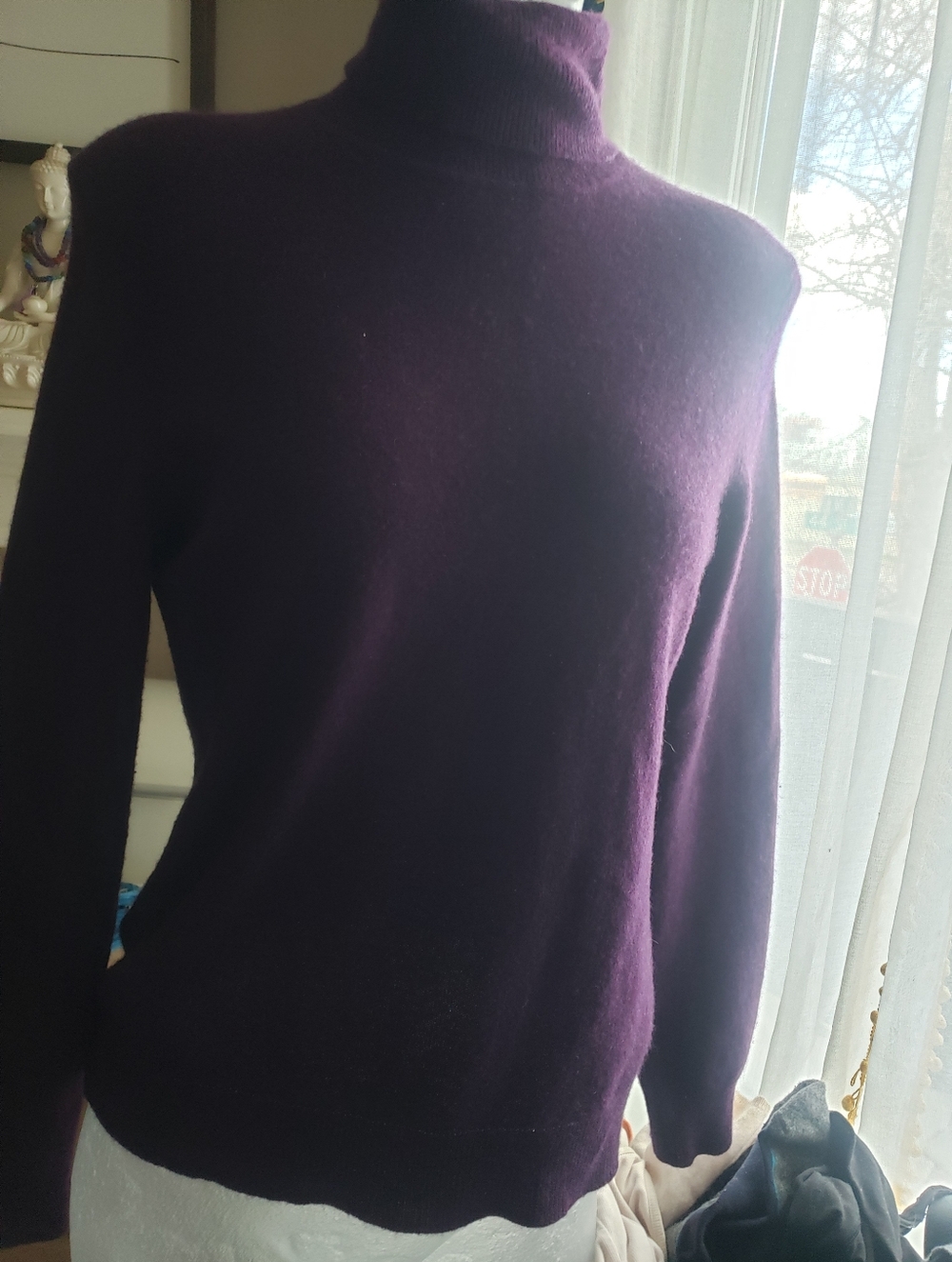 Lord & Taylor 100% Cashmere Turtleneck Sweater